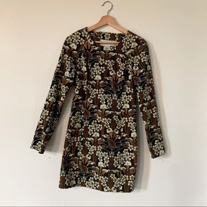 Zara Long sleeve Corduroy Minidress